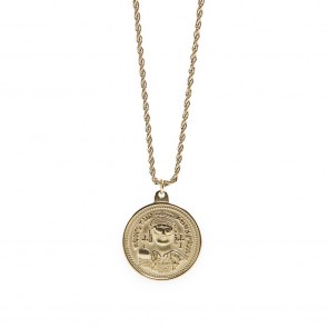 Silis Necklace Coin XL Gold Out