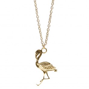 Silis Necklace Flamingo Gold Out