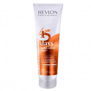 Revlon 45 Days 2 in 1 Shampoo, Intense Coppers
