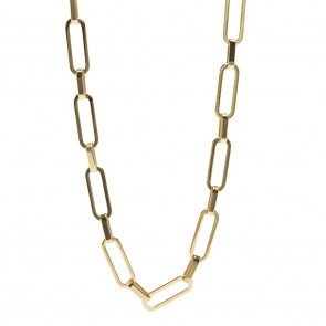 Silis The Necklace Square Gold Out
