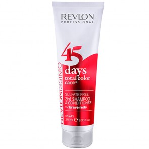 Revlon 45 Days 2 in 1 Shampoo, Brave Reds