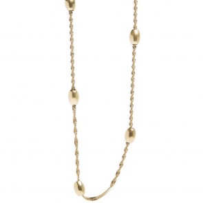 Silis Necklace Bean Gold Out