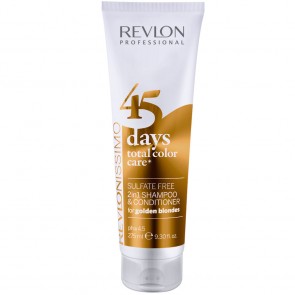 Revlon 45 Days 2 in 1 Shampoo, Golden Blondes