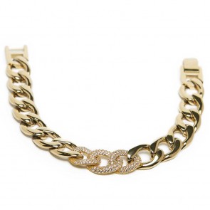 Silis The Chain Strass Gold Out